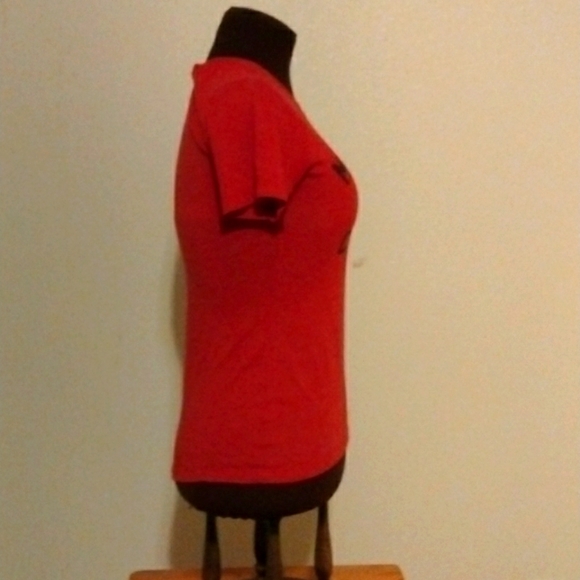 Red and black medium shirt for women 6-8 size - Picture 3 of 6